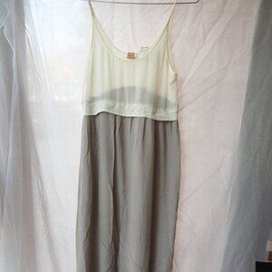 Aritzia Wilfred Bisous Silk Maxi Tank Dress